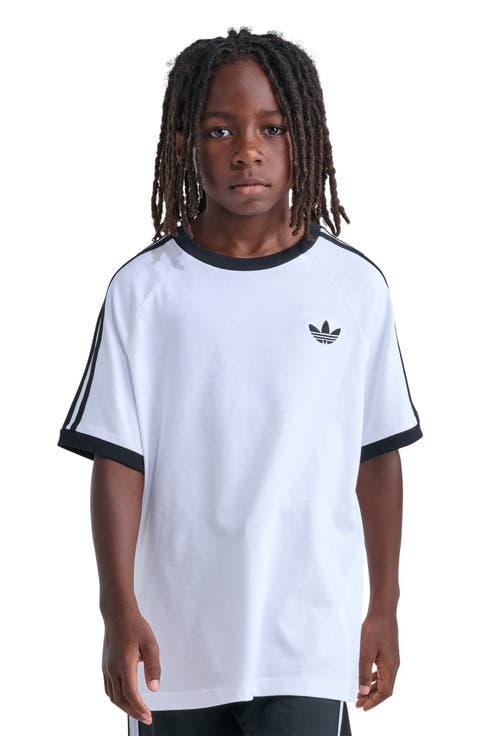 Kids' 3-Stripes Ringer T-Shirt