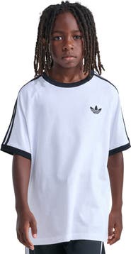 adidas Kids' 3-Stripes Ringer T-Shirt