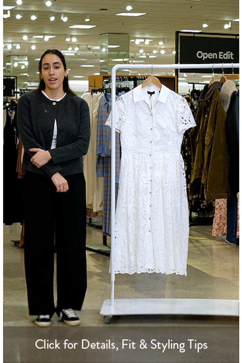 Mona Cutwork Lace Shirtdress video