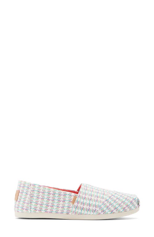 Toms Alpargata Slip-on In White Multi-color