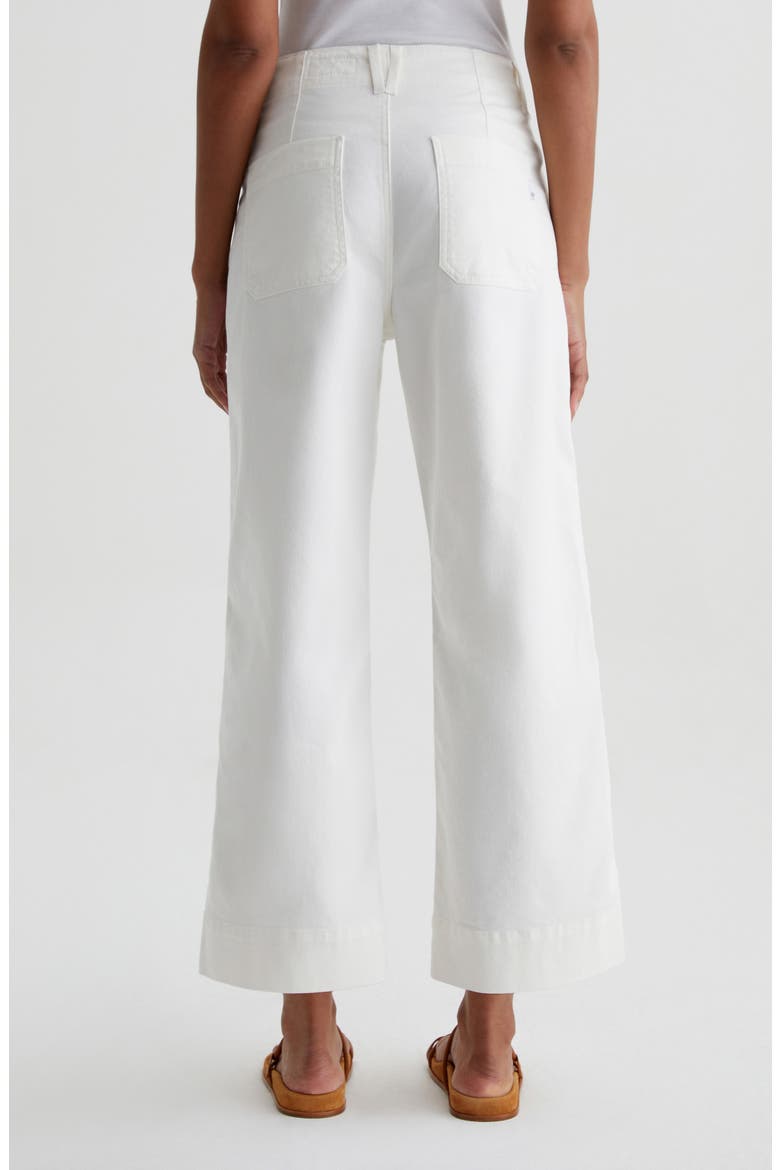 Natasha High Waist Flare Ankle Pants, Alternate, color, POWDER