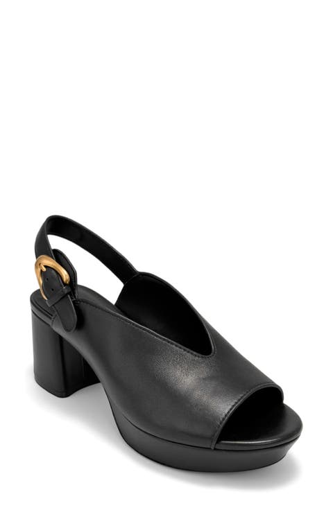 Cornelia Leather Platform Sandal