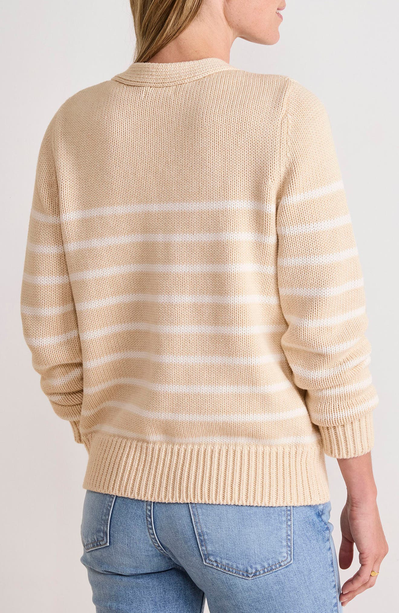 Stripe Cotton Cardigan - image 2