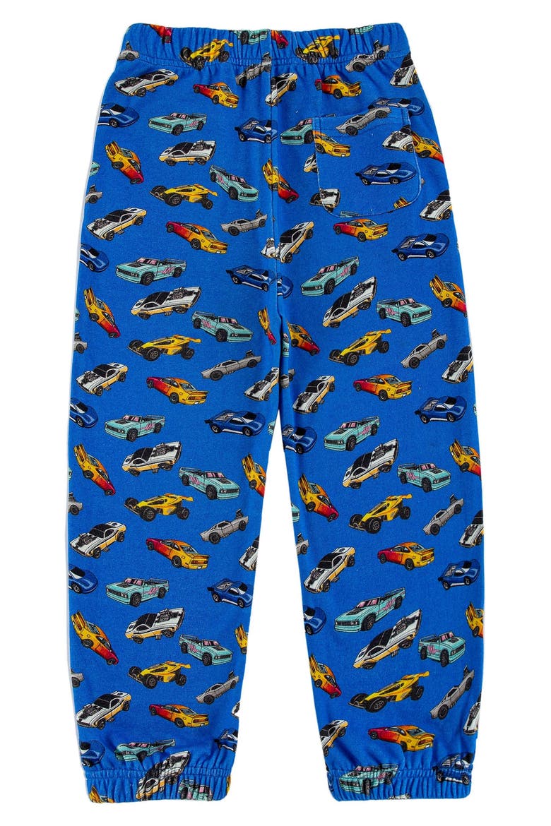 Kids' Soft Fleece Joggers, Alternate, color, BLUE HOT ROD