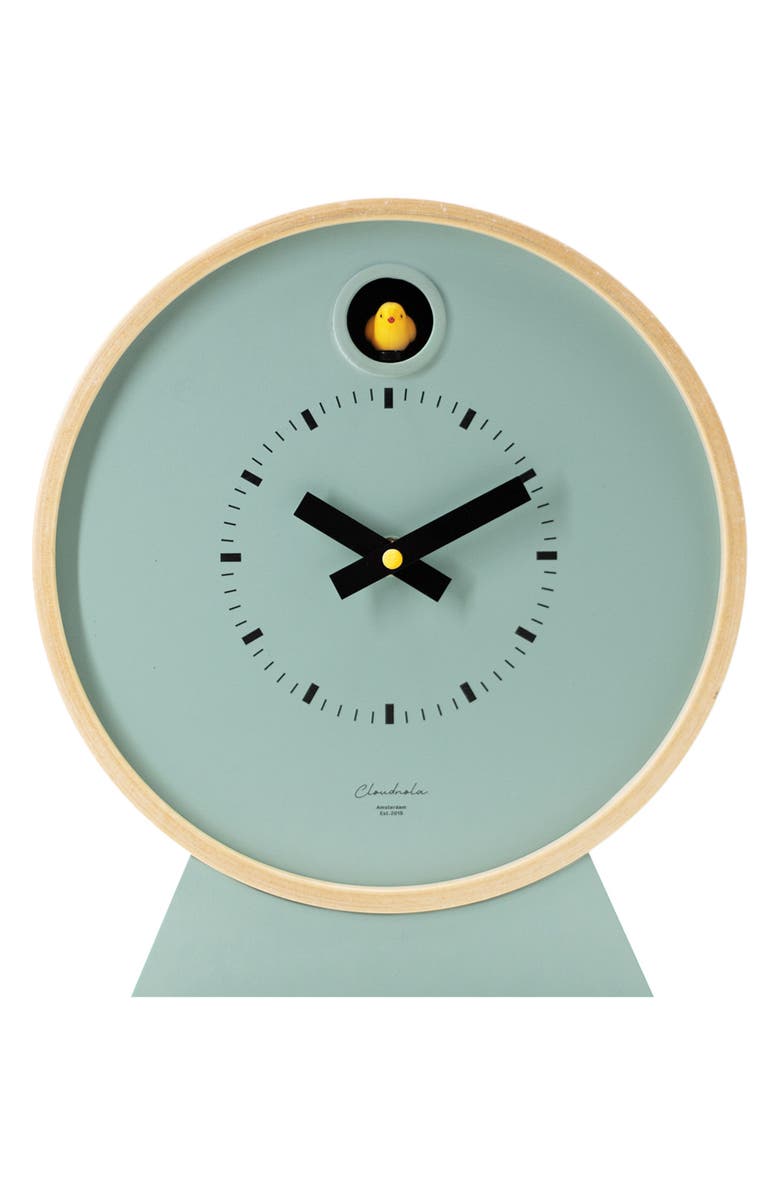 CLOUDNOLA Dot Cuckoo Clock, Main, color, Green