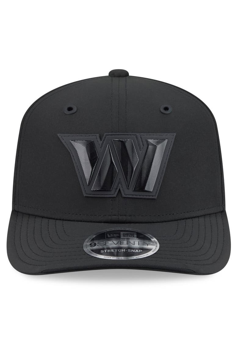 Men's New Era Black Washington Commanders 2026 Sideline 9SEVENTY Adjustable Hat, Alternate, color, Black