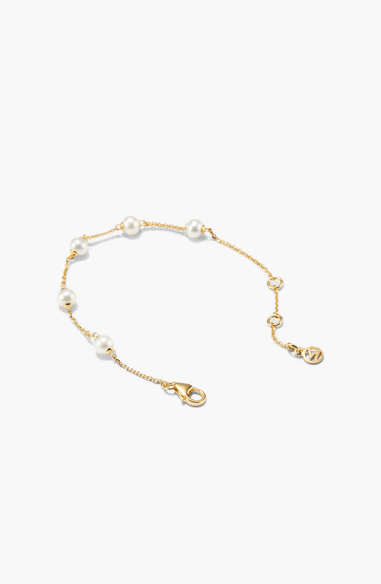 MEJURI Mini Satellite Bracelet, Alternate, color, Gold / Pearl
