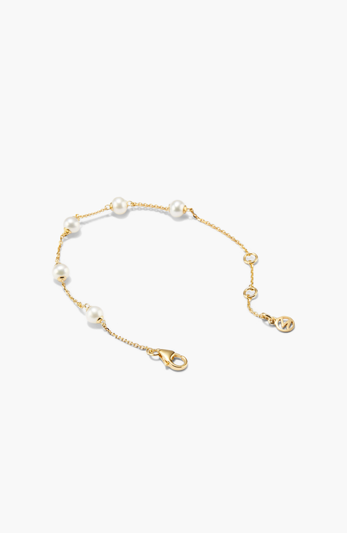 Mejuri Mini Satellite Bracelet In Brown