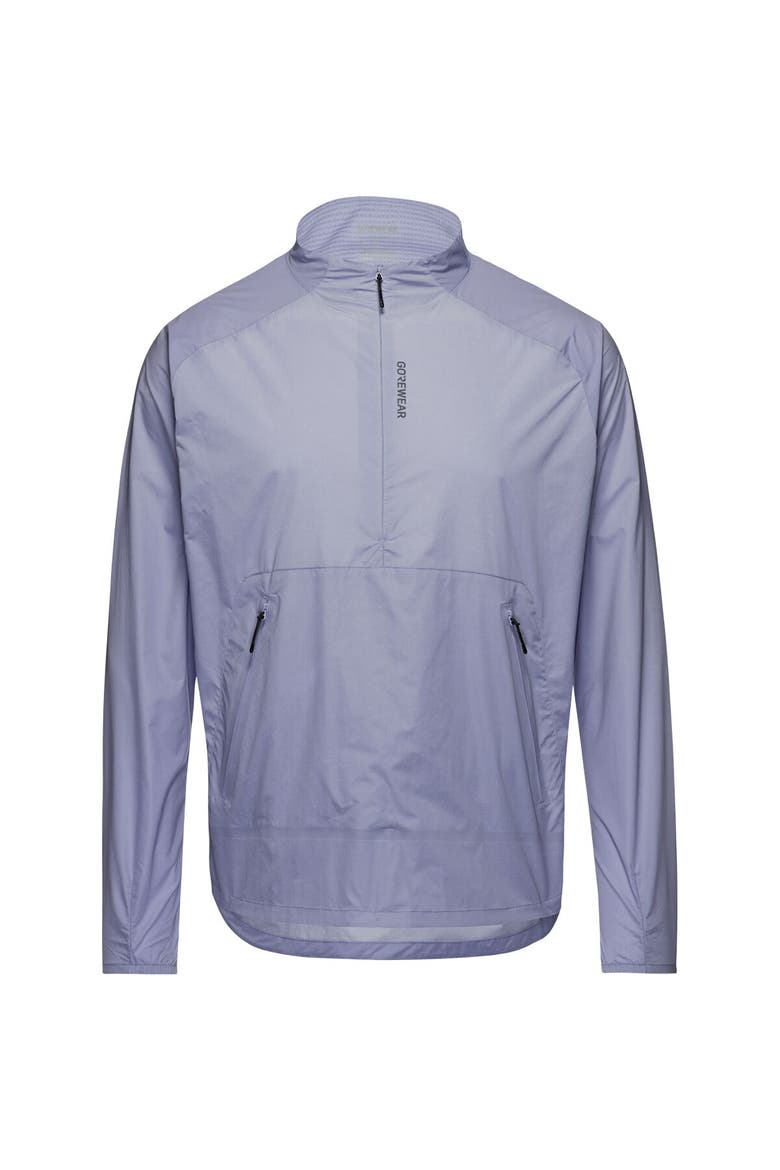 Concurve Windbreaker Anorak - Men's, Alternate, color, Amethyst Grey