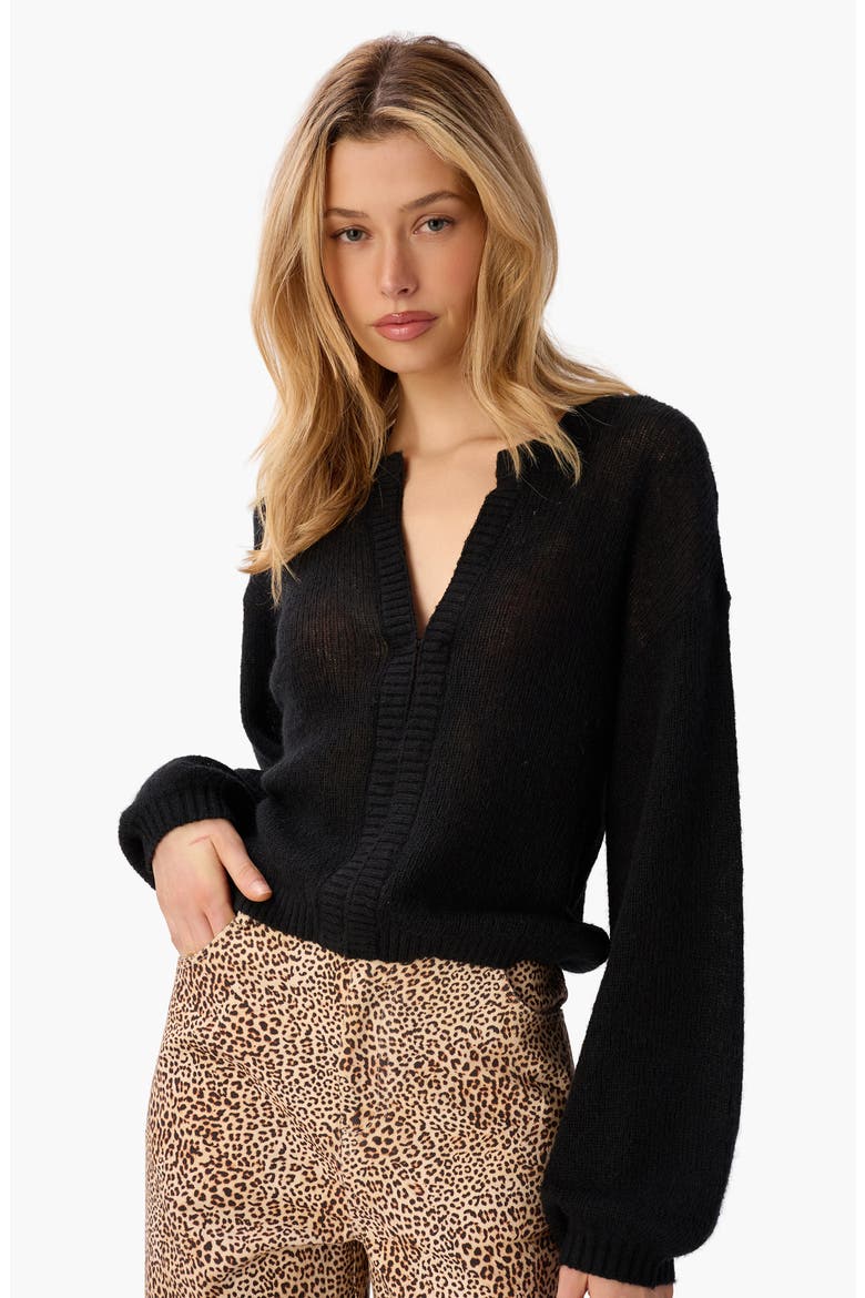 Sybil Cardigan, Alternate, color, BLACK