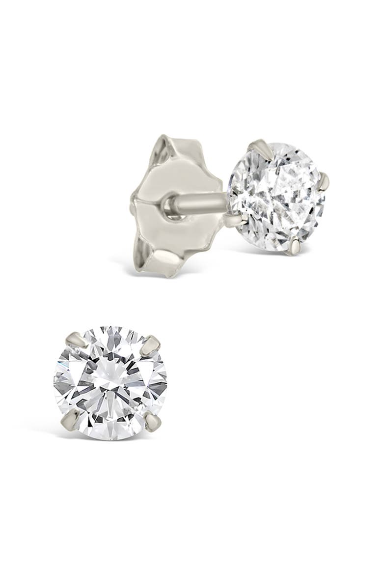 Round Cubic Zirconia Stud Earrings video