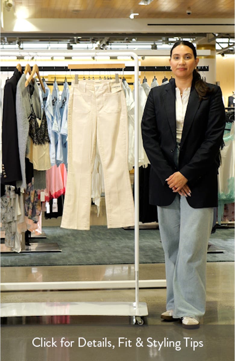 Noya High Waist Flare Ankle Jeans, sales video thumbnail