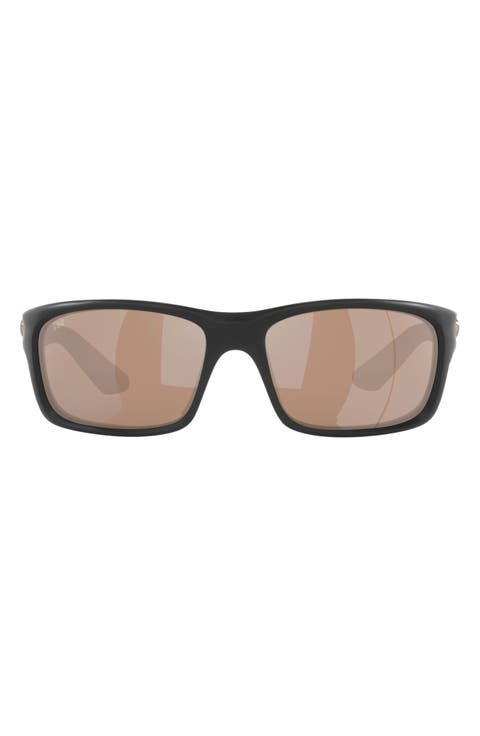 Jose Pro 62mm Polarized Rectangular Sunglasses