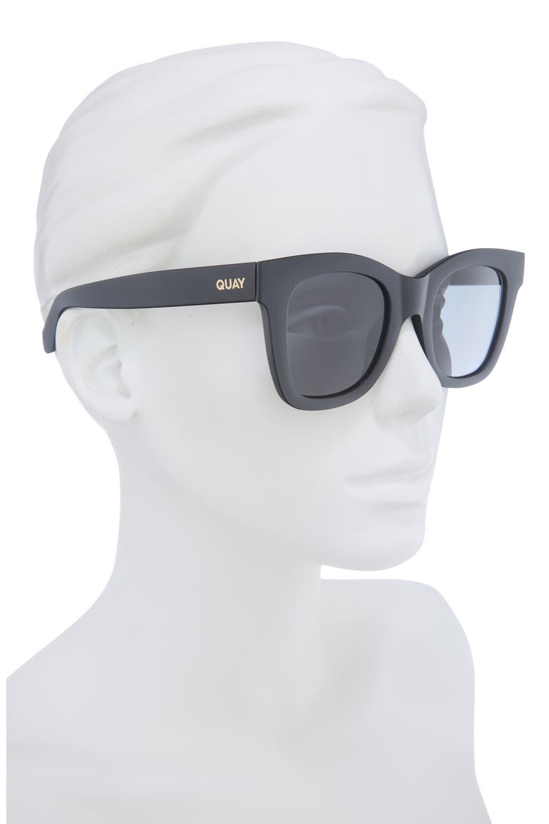 After Hours 51mm Square Sunglasses, Alternate, color, MATTE BLACK/ SMOKE