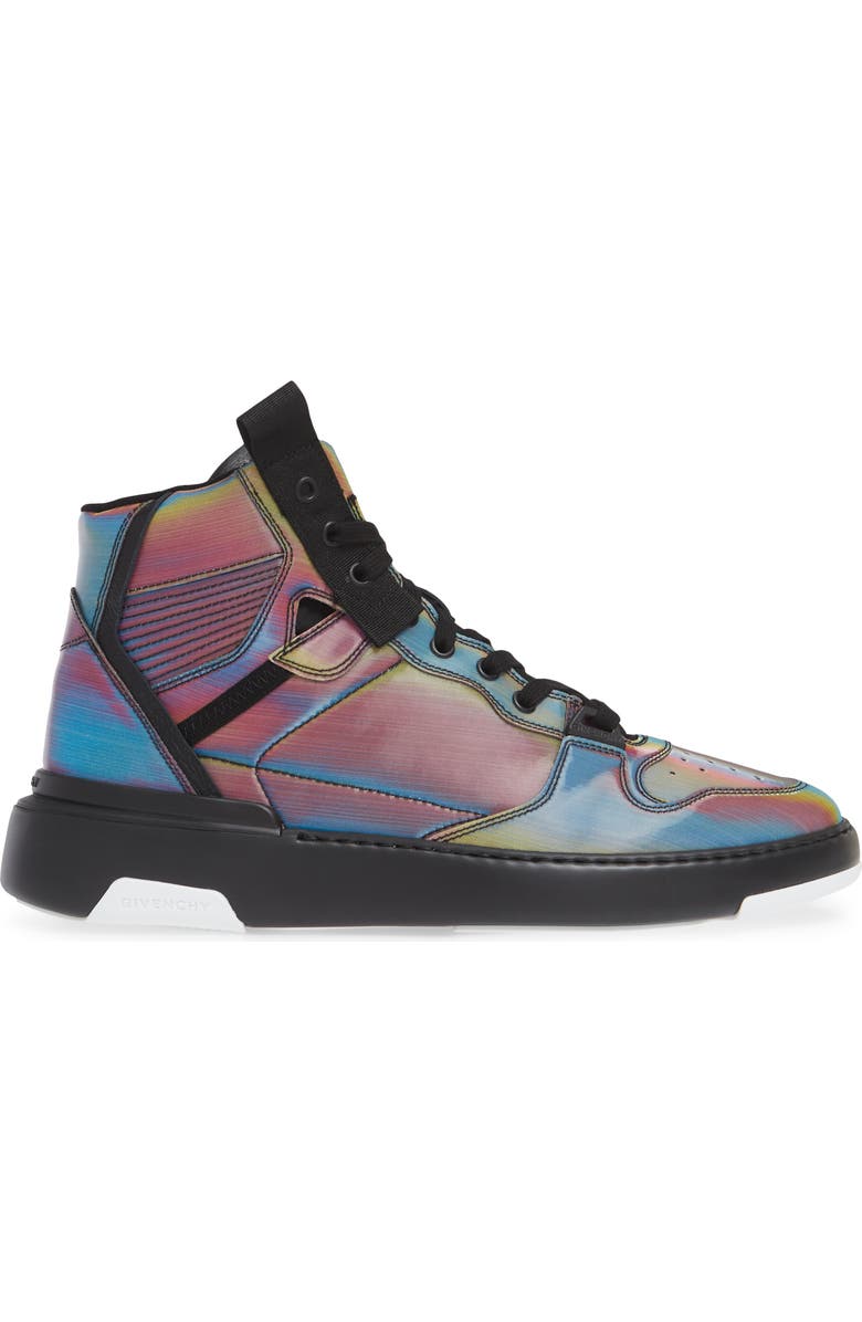 Givenchy Hologram High Top Sneaker, Alternate, color,