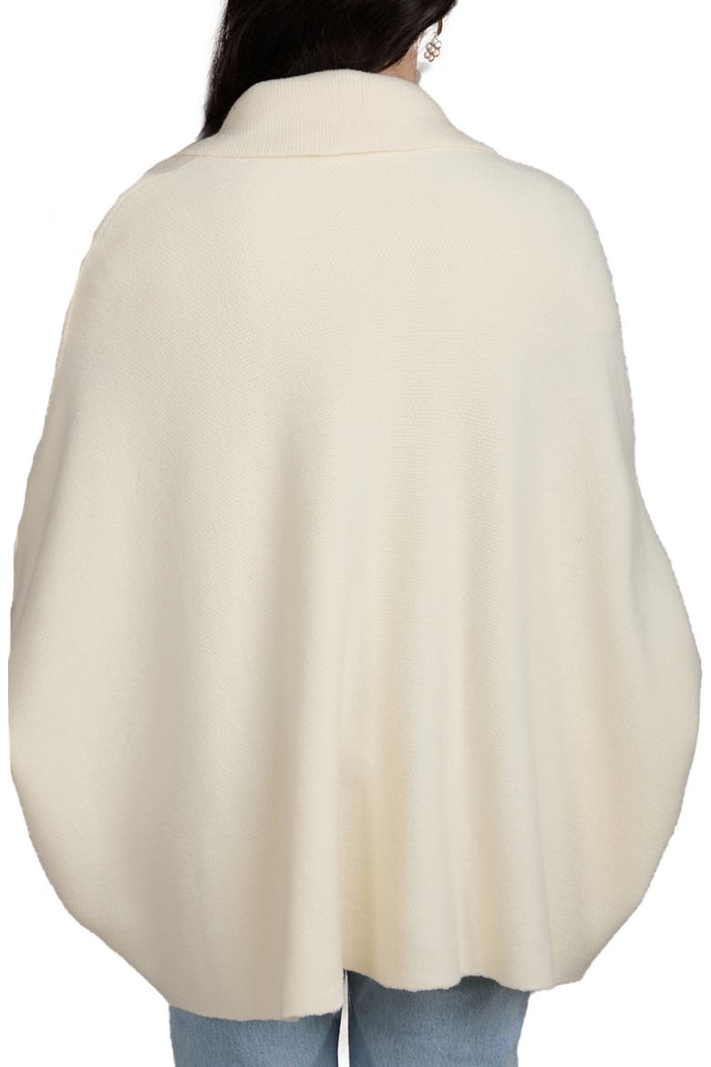 Oversize Ribbed Knit Cardigan, Alternate, color, IVORY