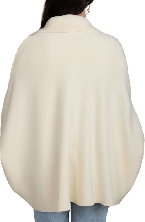 Saachi Oversize Ribbed Knit Cardigan In Ivory