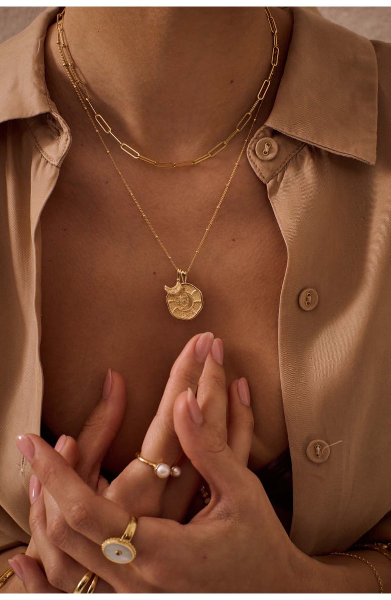 Murkani Eternal Harmony Pendant Necklace, Alternate, color, Yellow Gold