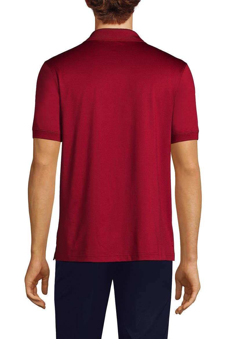 School Uniform Young  Short Sleeve Rapid Dry Polo Shirt, Alternate, color, Garnet