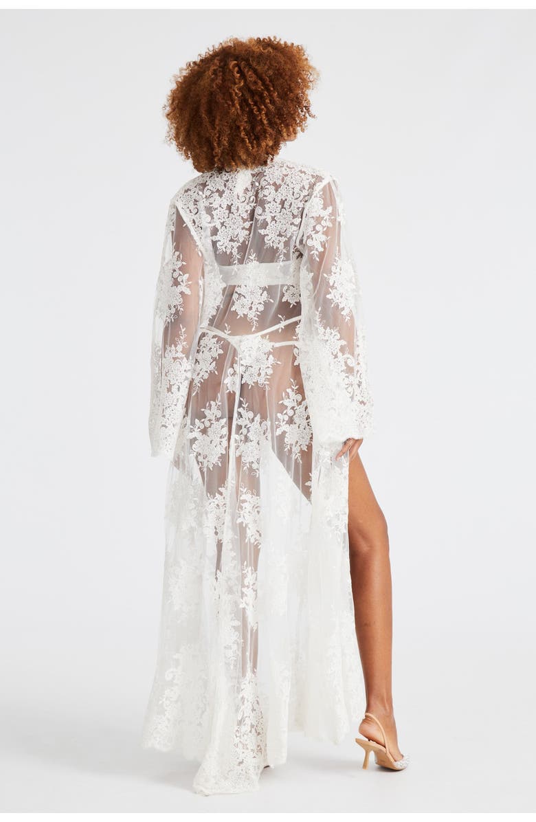 Scarlett Gasque The Promise Robe, Alternate, color, White