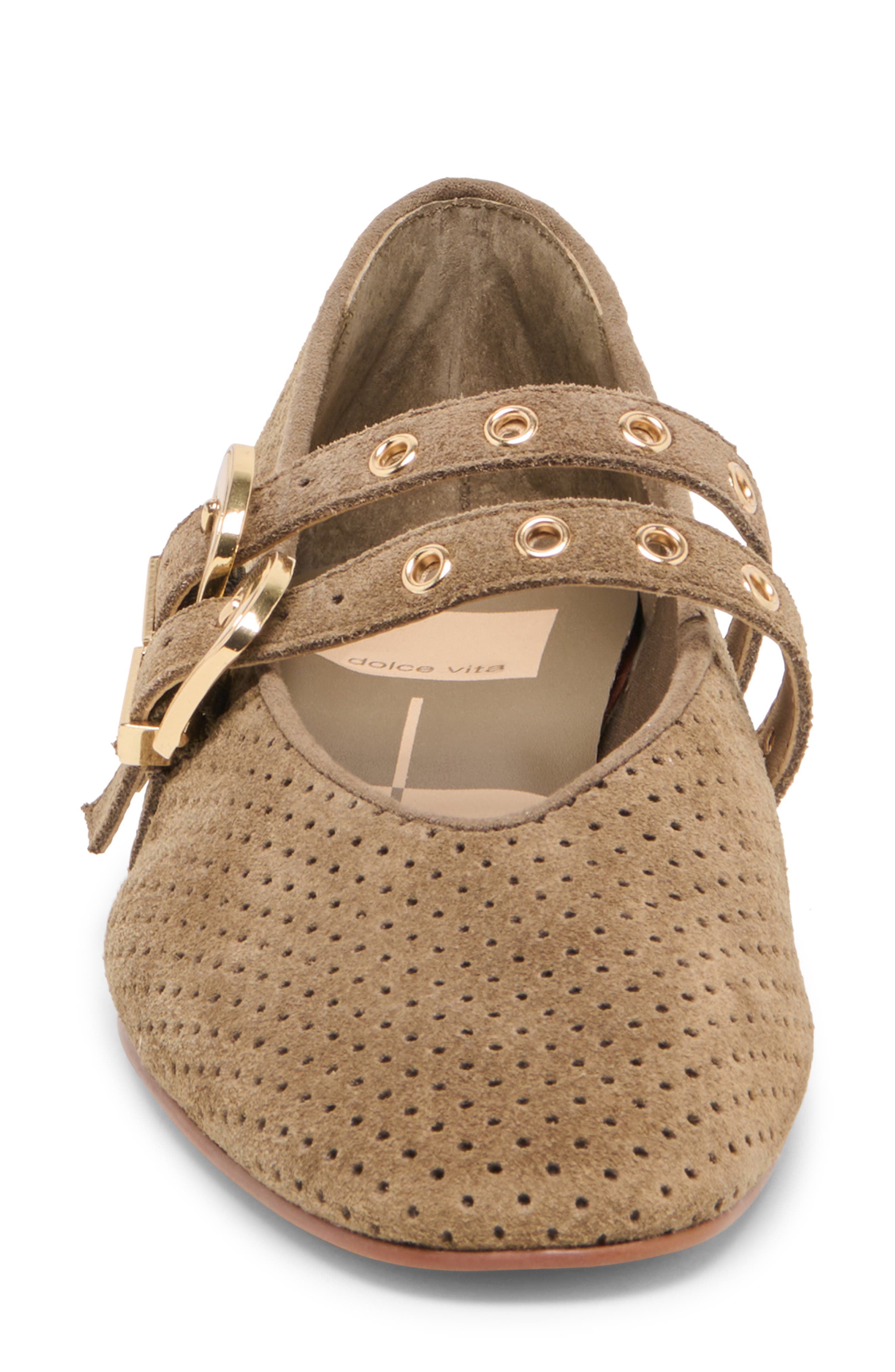 Baylee Grommet Mary Jane Flat