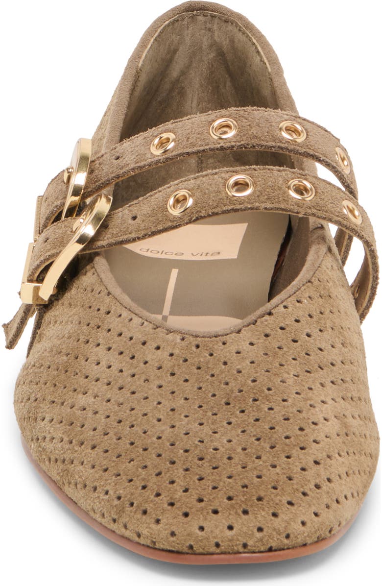 Baylee Grommet Mary Jane Flat