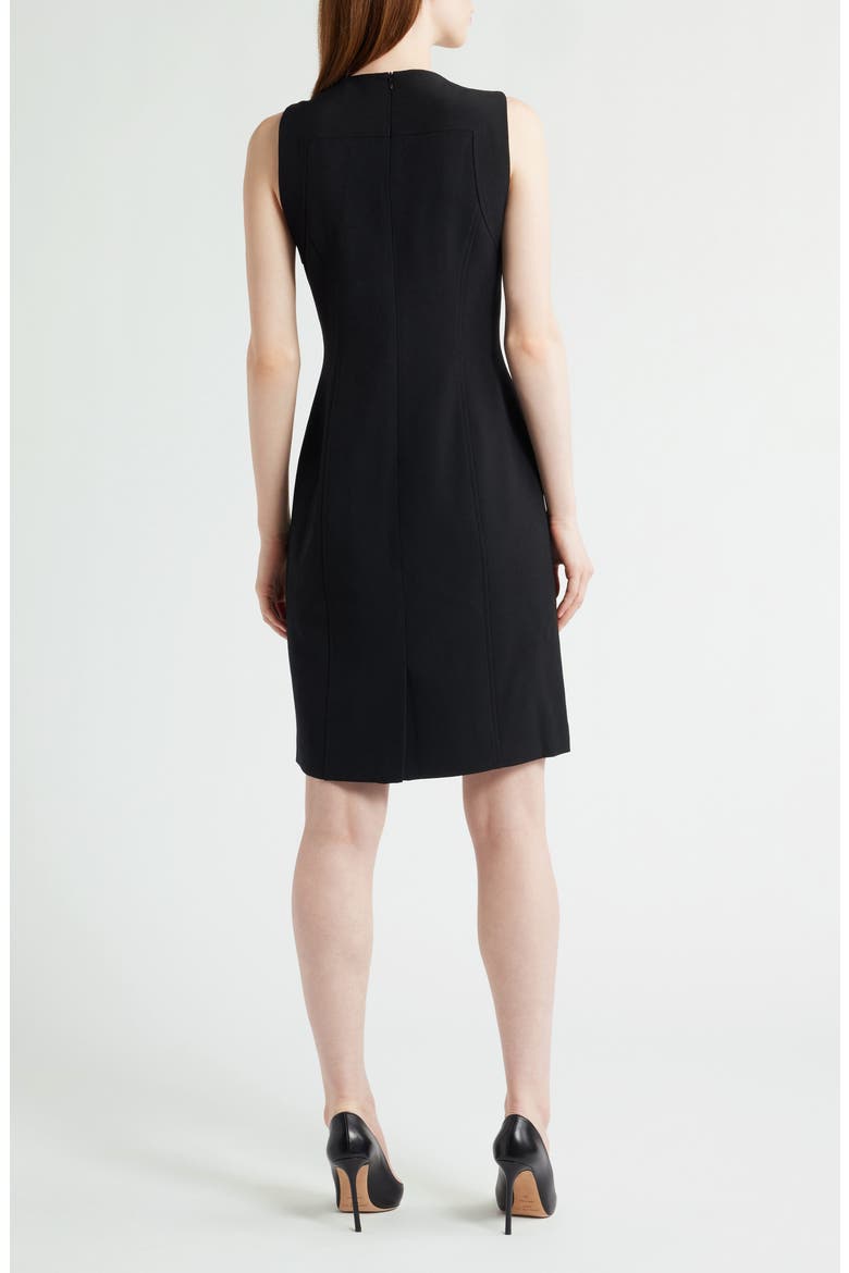 Sleeveless Sheath Dress & Jacket Set, Alternate, color, BLACK