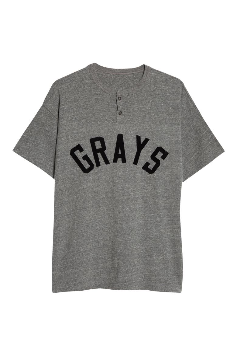 Grays Baseball Henley (Nordstrom Exclusive), Alternate, color, DARK HEATHER GREY