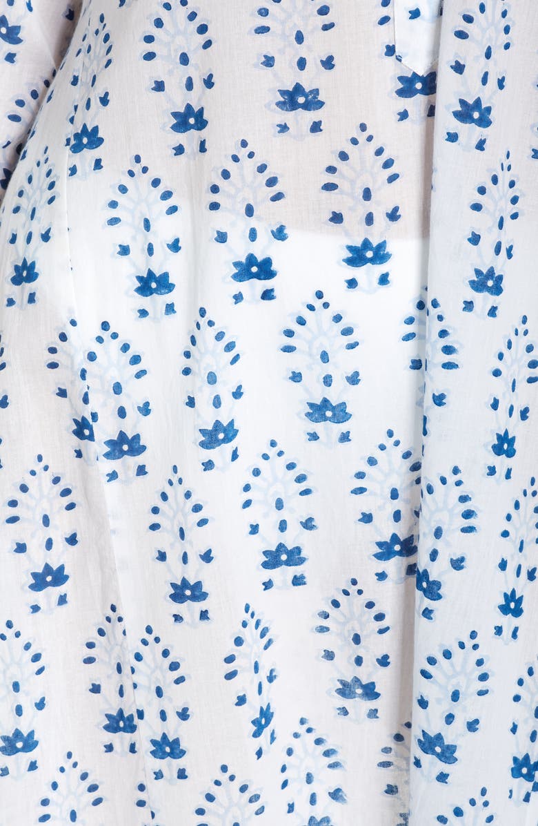 Roller Rabbit Printed Long Cover-Up Dress, Alternate, color, 