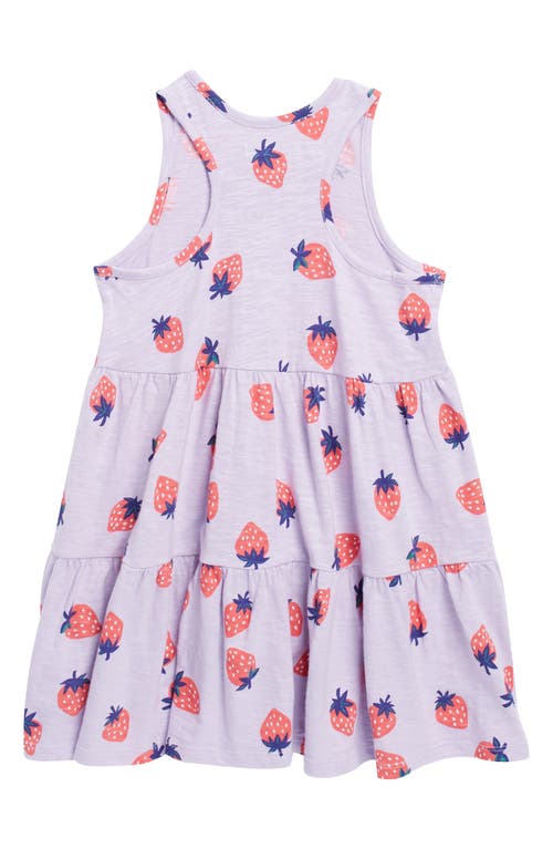 Shop Tucker + Tate Kids' Tiered Dress In Purple Petal Strawberries