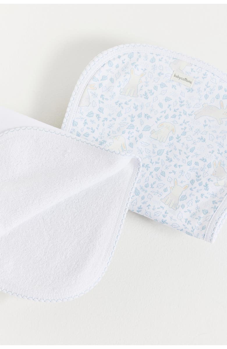 Babycottons Peanut Curve Burps 2-Pack, Alternate, color, Full-Print