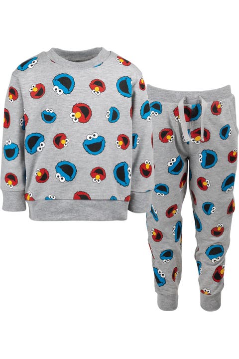Sweatshirt and Fleece Pants Set