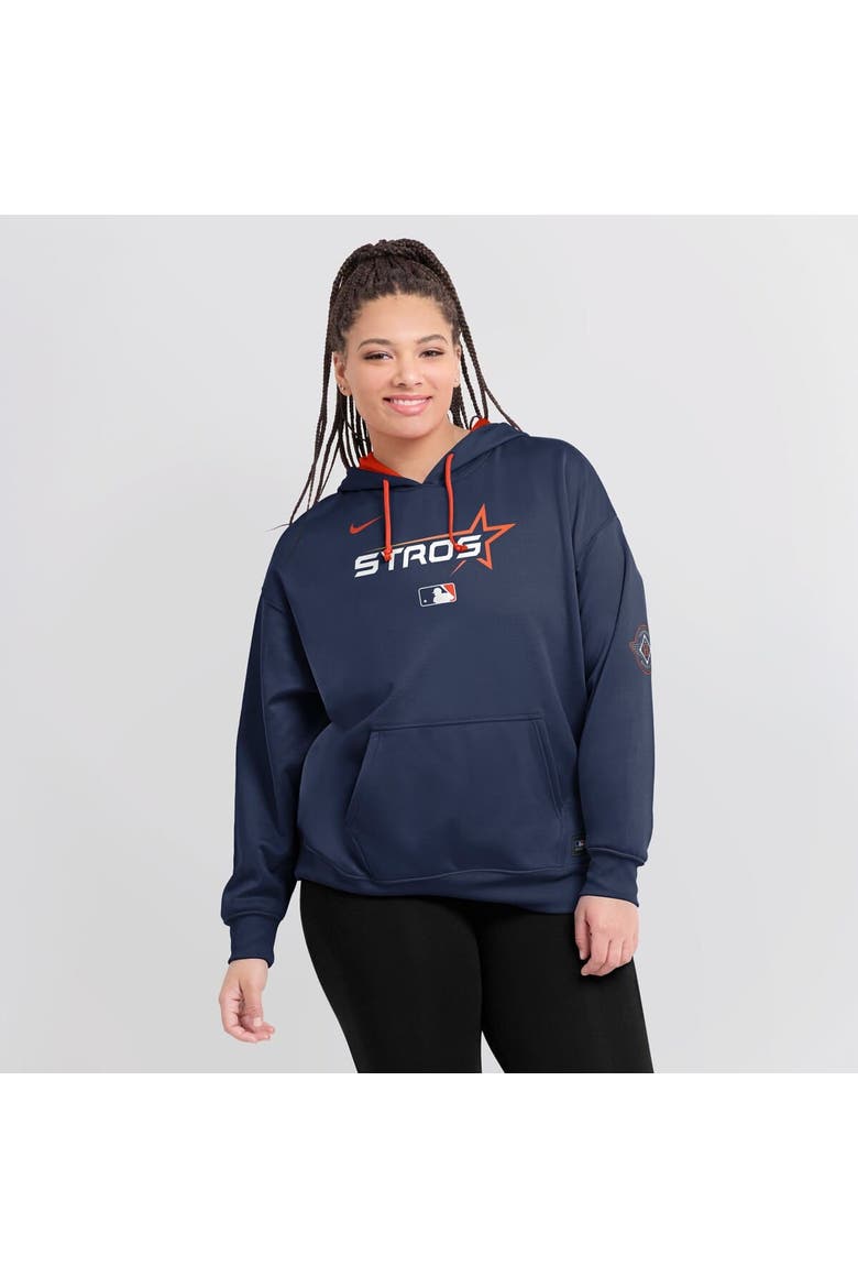 Women's Nike  Navy Houston Astros 2025 City Connect Authentic Collection Performance Pullover Hoodie, Main, color, Navy