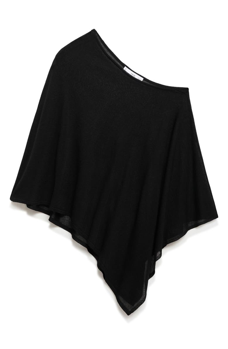 MANGO Asymmetric Knit Cape, Alternate, color, 