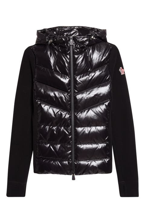 Mixed Media Down Jacket