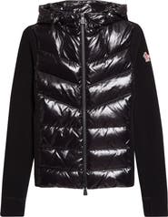 Moncler Grenoble Mixed Media Down Jacket