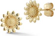 Ember Fine Jewelry Sunflower Stud Earrings