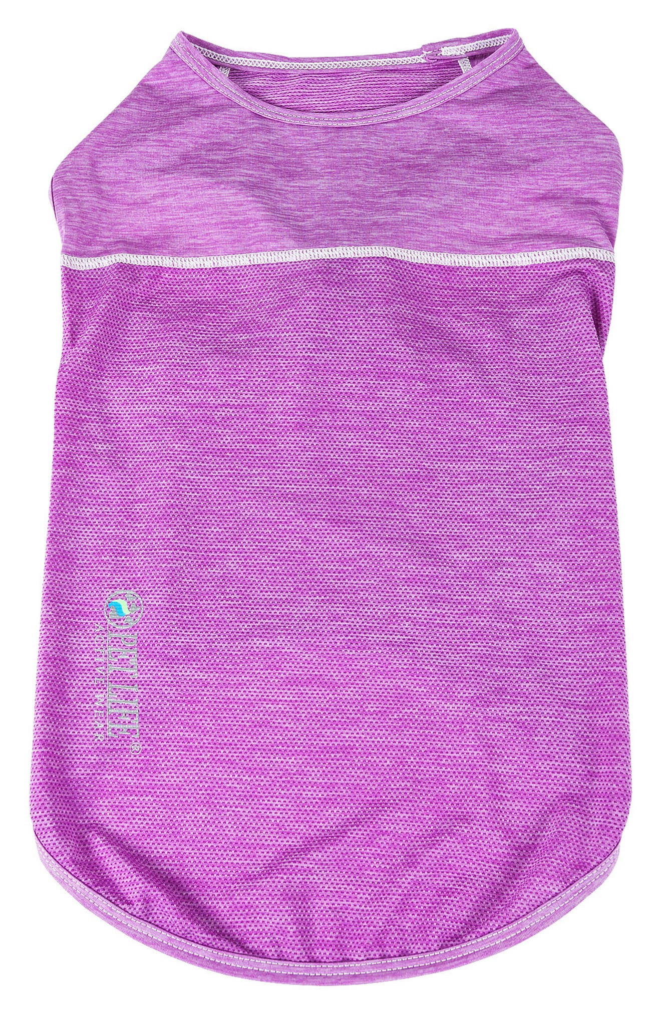 PET LIFE ACTIVE 'Aero-Pawlse' Heathered Tank Top