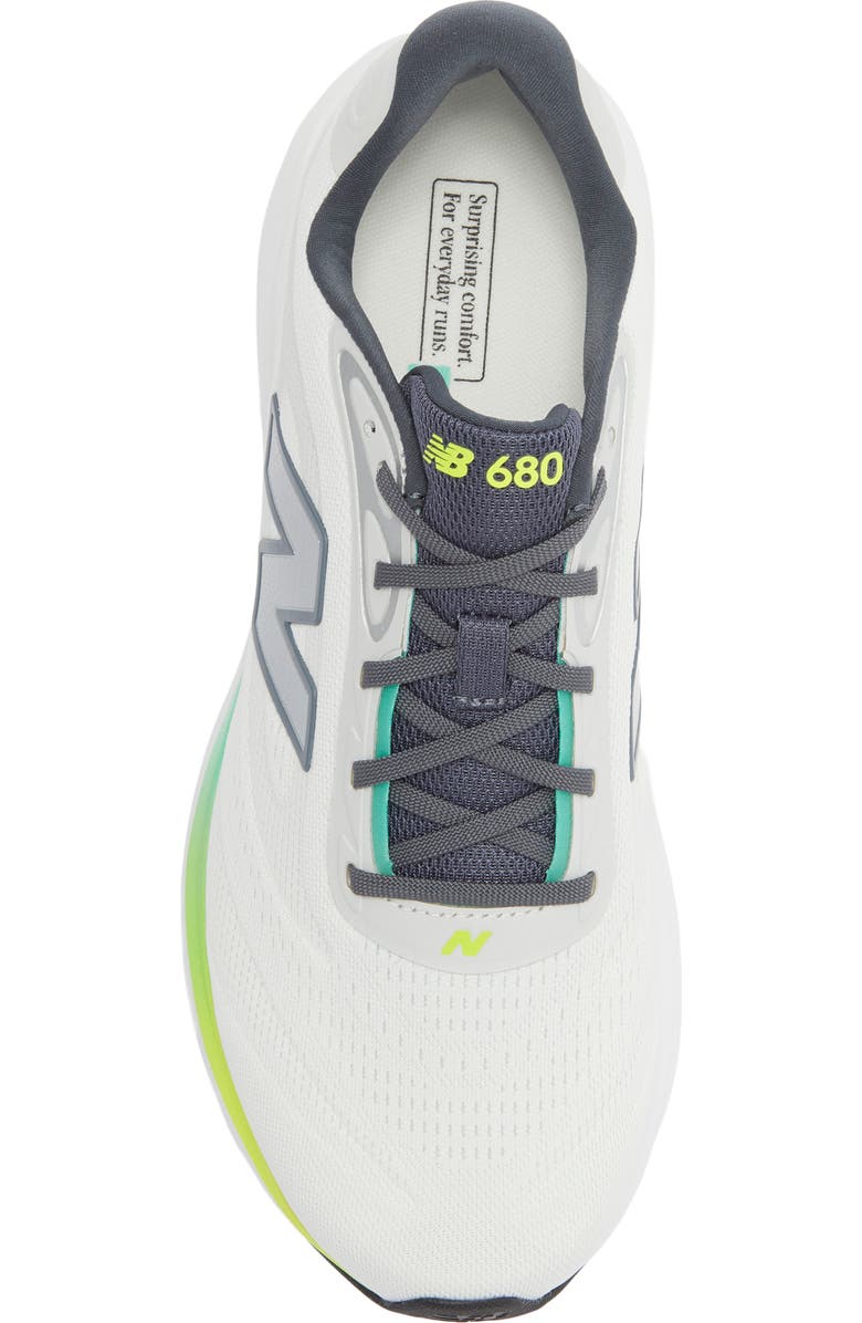 New Balance 680 Running Shoe, Alternate, color, Reflection/ Green Matter