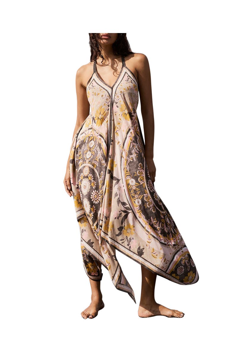 MINT VELVET Desert Bloom Handkerchief Maxi Dress, Main, color, 