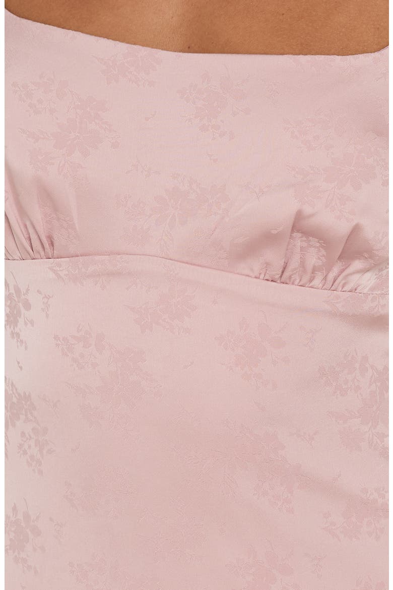 Neverending Floral Satin Minidress, Alternate, color, PINK