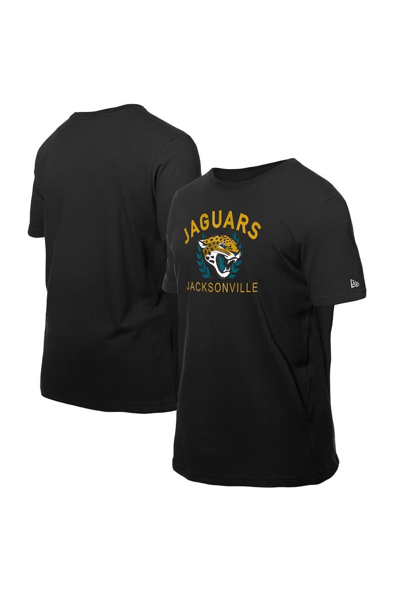 Men's New Era Black Jacksonville Jaguars 2025 NFL Draft T-Shirt, Alternate, color, Black