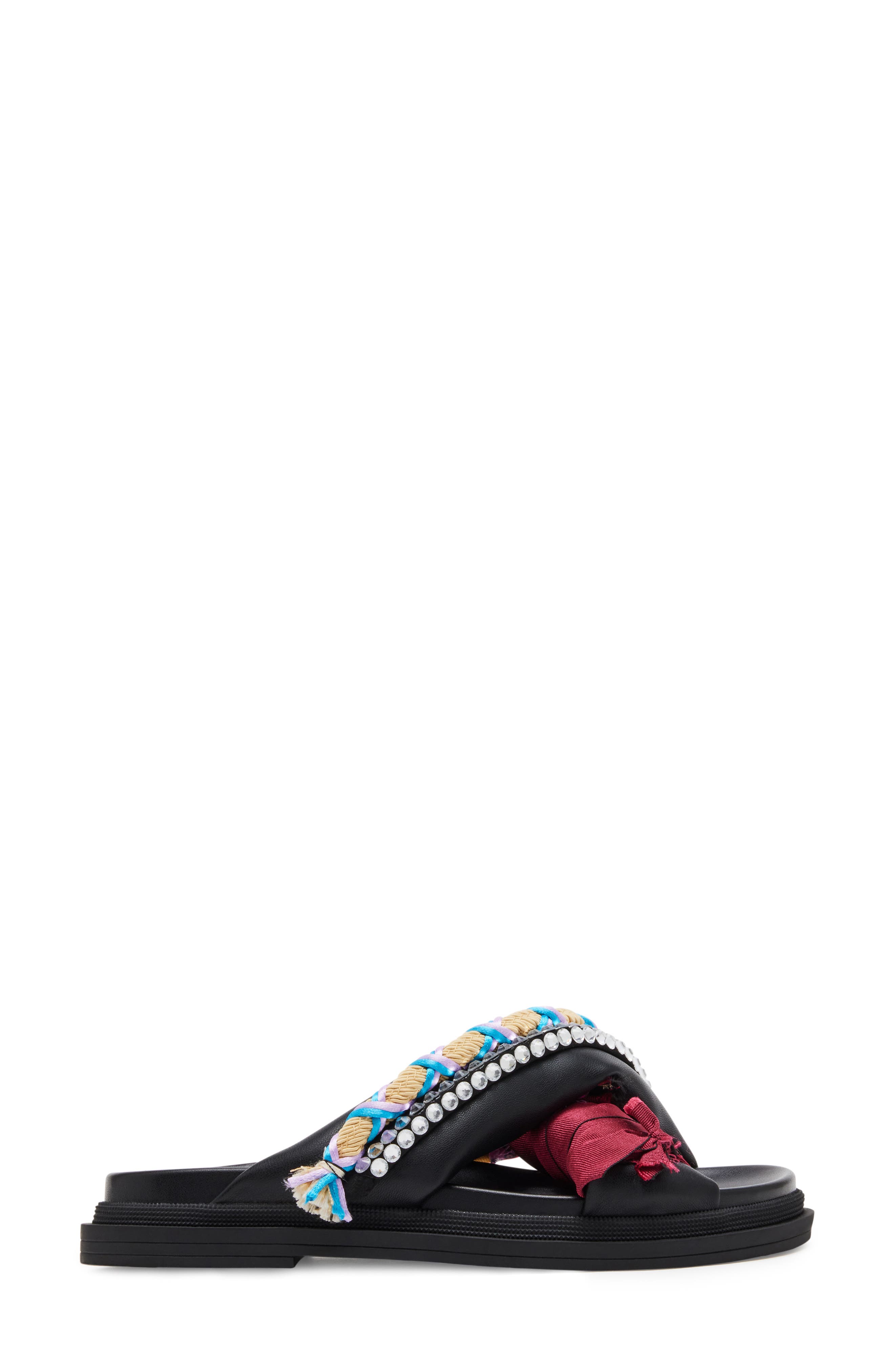 Steve Madden Leisure Embellished Sandal, Alternate, color, 