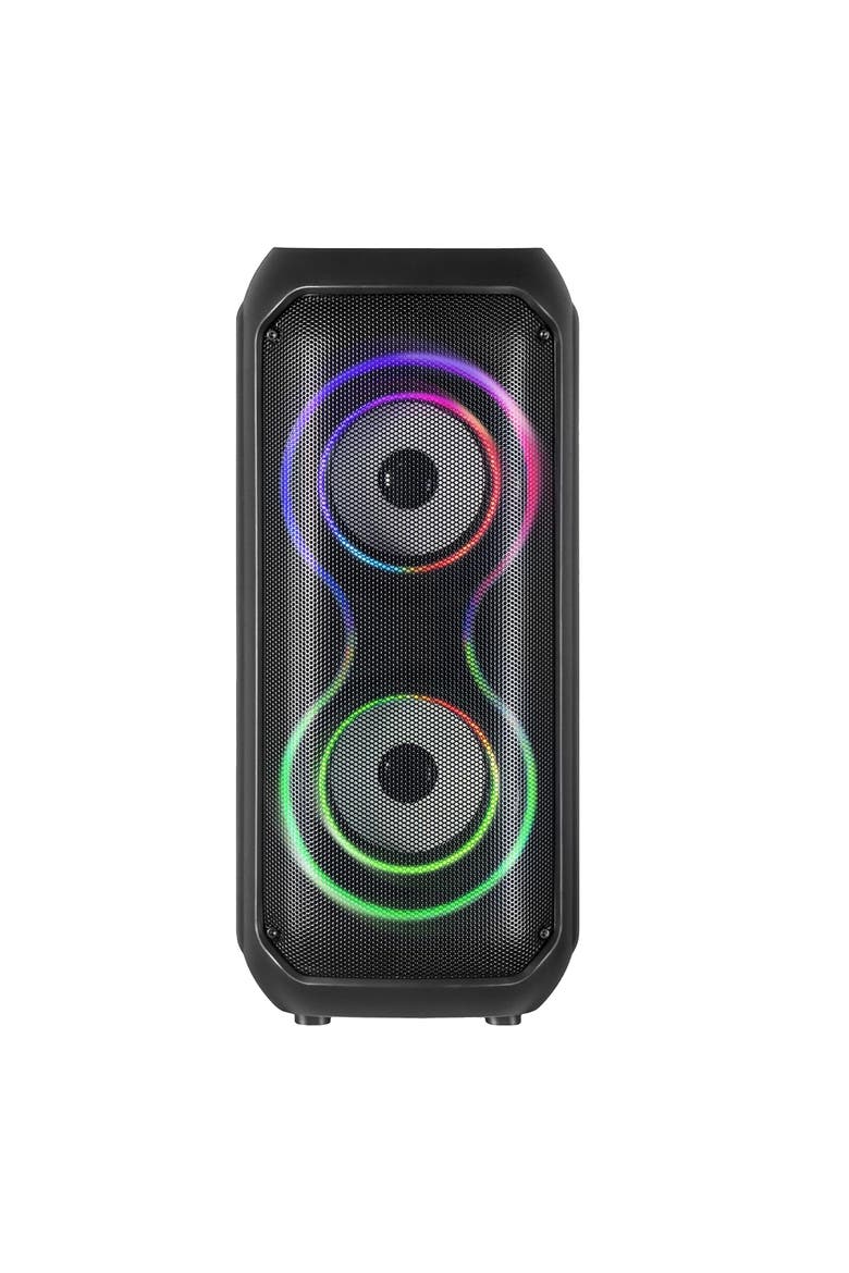 Dual 4 Inch Portable Bluetooth Speaker, Alternate, color, Black