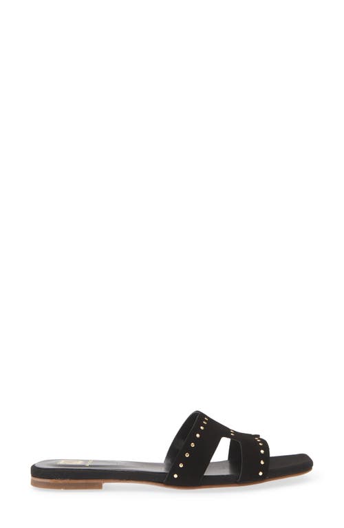 Bruno Magli Finale Slide Sandal In Black Suede