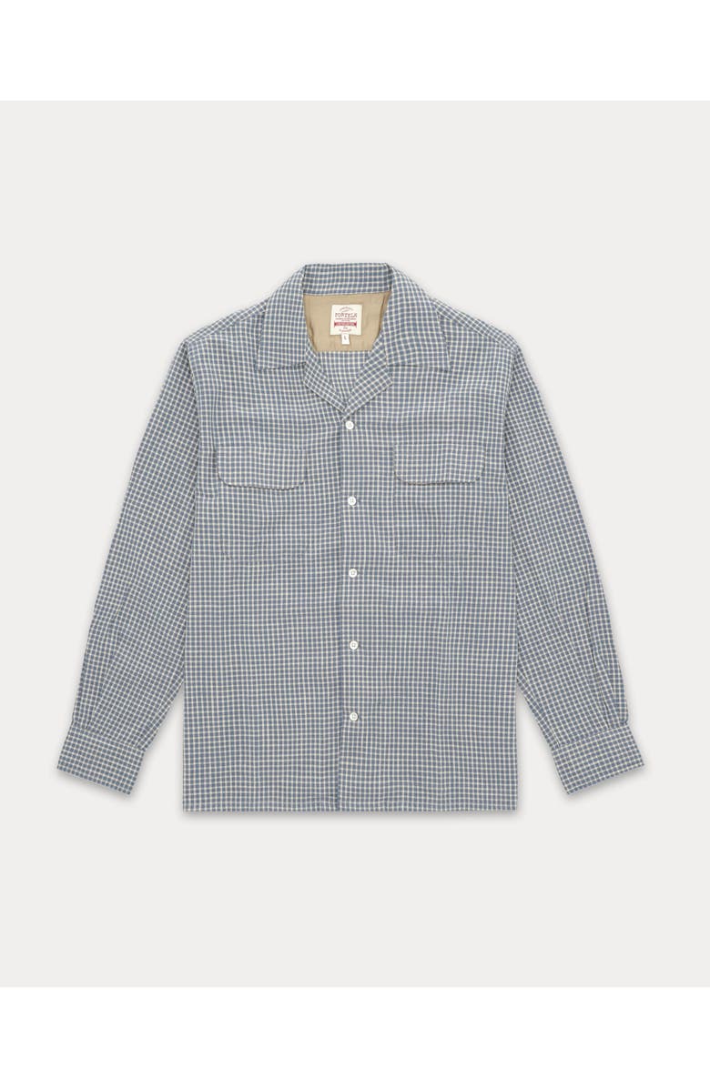 Fortela Baker Vichy Check Shirt, Main, color, Light Blue