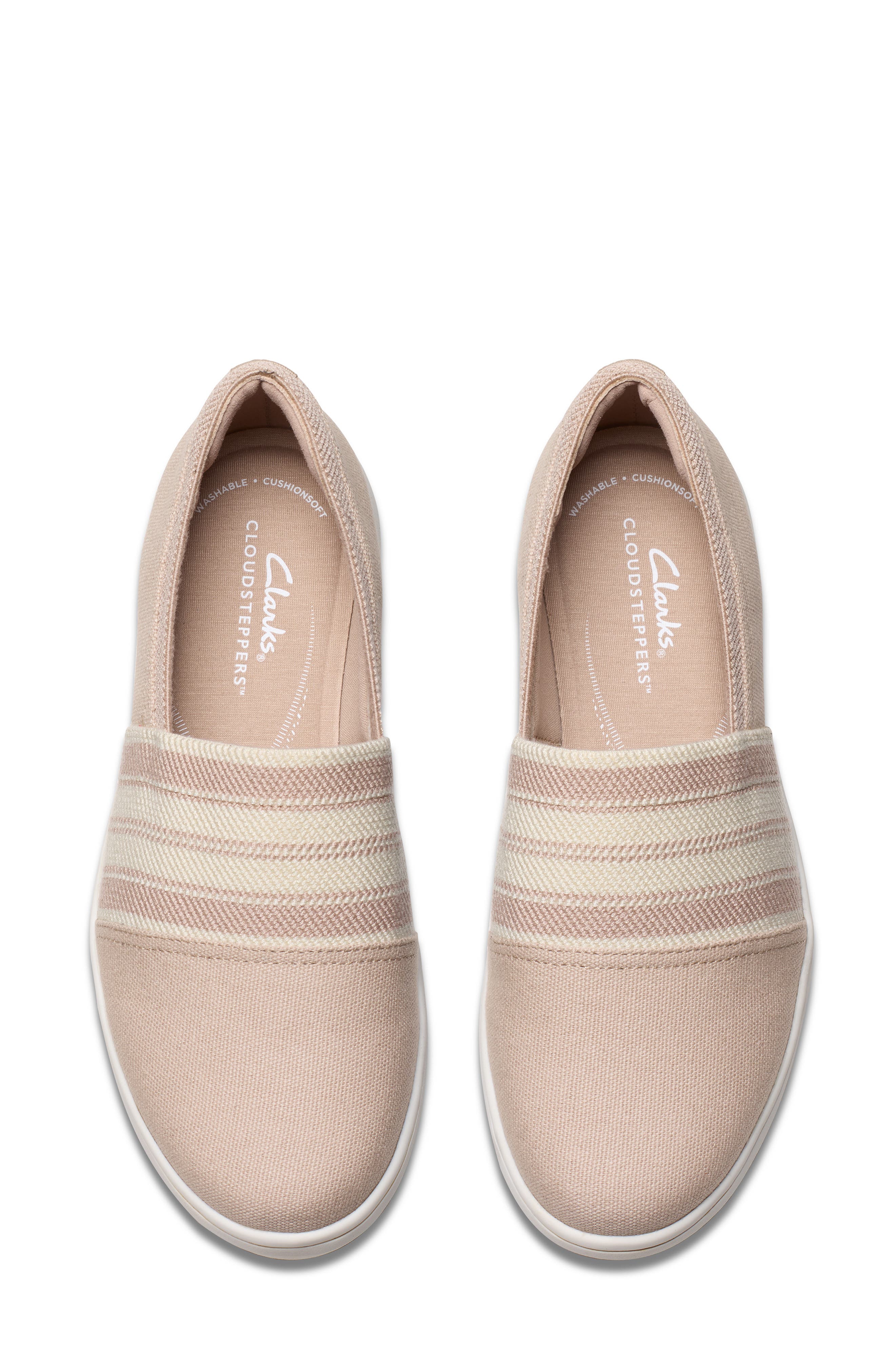 Clarks<sup>®</sup> Breeze Sky Mist Slip-On Sneaker, Alternate, color, Sand