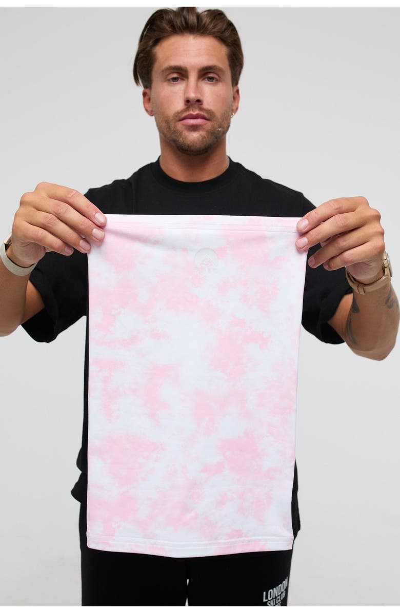 OOSC Neckwarmer - Signature Collection, Alternate, color, Pink And Blue Tie-Dye