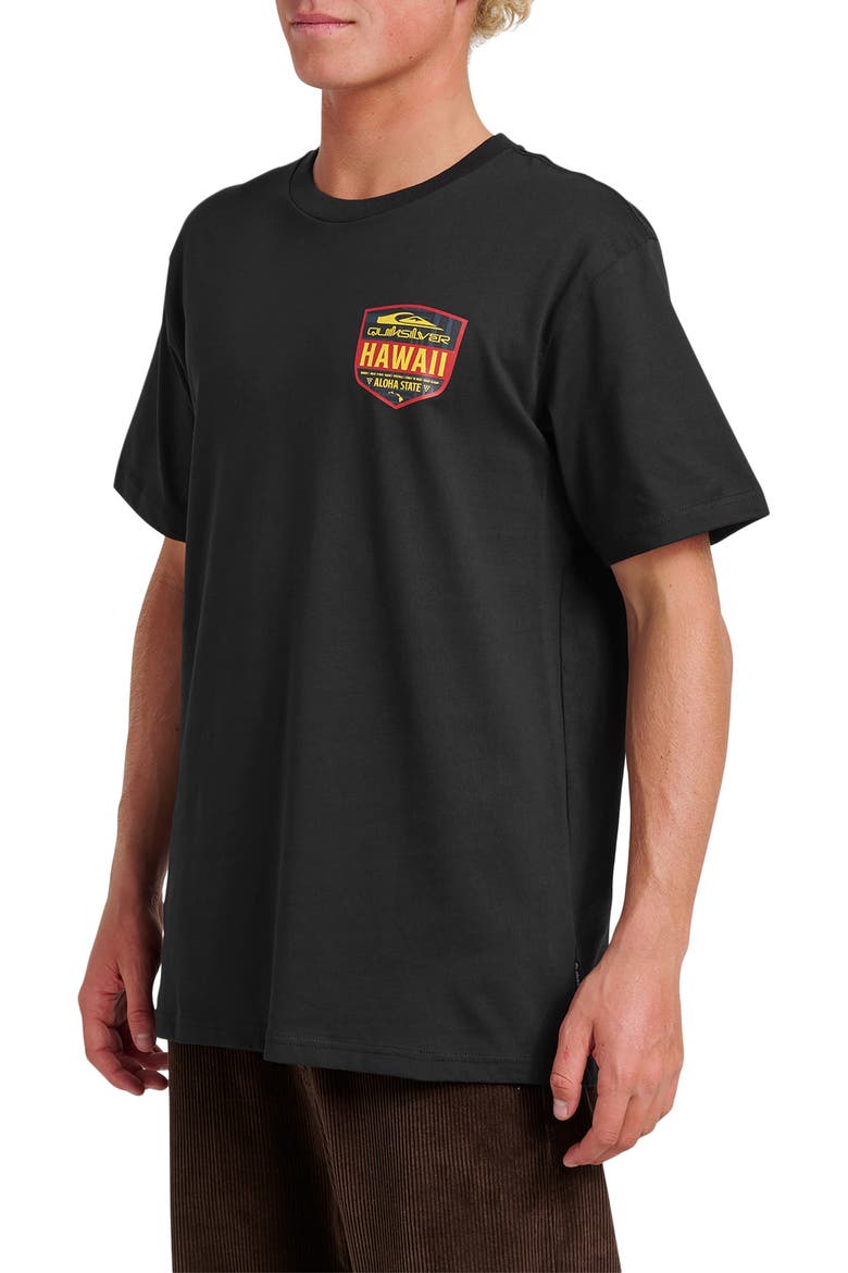HI Shield Cotton Graphic T-Shirt, Alternate, color, BLACK