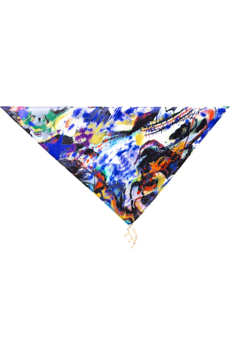 Frenzy Print Versa Scarf with logo hardware, Main, color, Multi